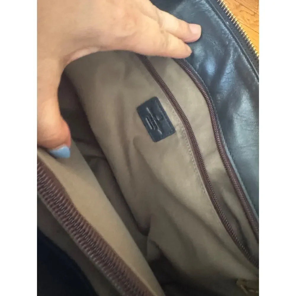 Ermenegildo zegna Black BORSA VIAG SOFT CALF NERO BRIEF BAG (pu100